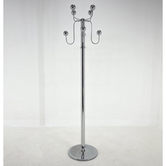 Image 1 of Porte-manteau vintage chromé, Italie années 1960