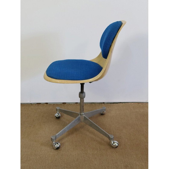 Image 1 of Fauteuil pivotant vintage en fibre de verre par Charles et Ray Eames pour Herman Miller, 1970