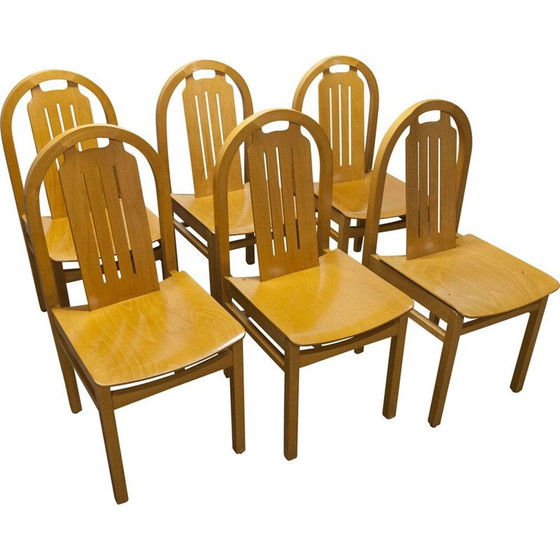 Image 1 of Lot de 6 chaises vintage Baumann Argos 1999