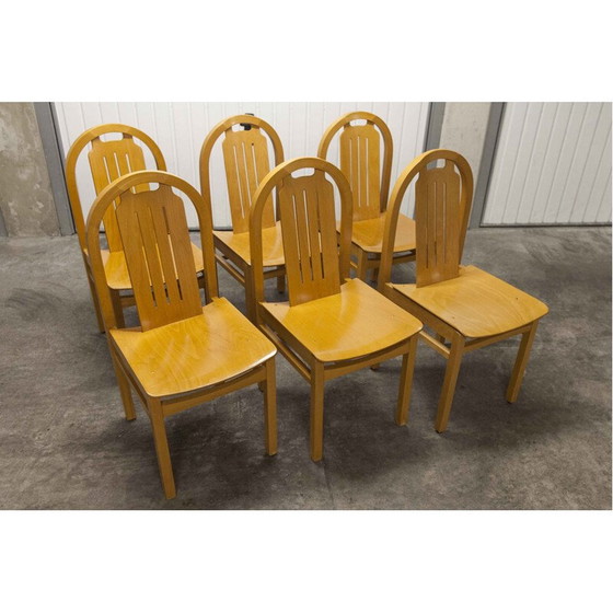 Image 1 of Lot de 6 chaises vintage Baumann Argos 1999