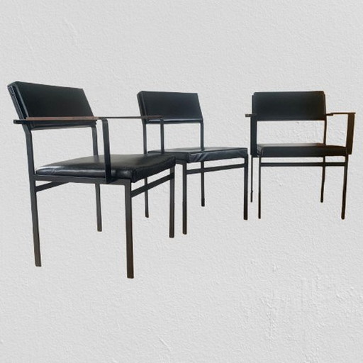 Ensemble de 3 chaises FM17 par Cees Braakman pour Pastoe