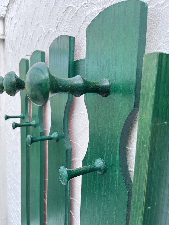 Image 1 of Portemanteau et Son Miroir en Pin