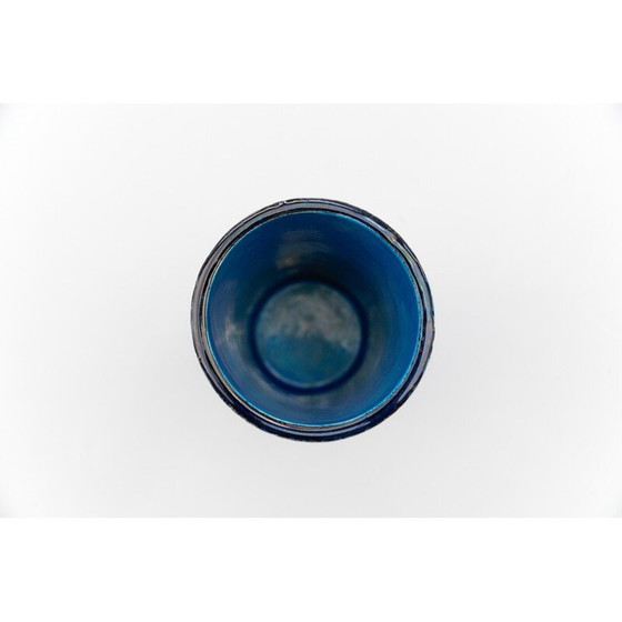 Image 1 of Vase vintage en céramique avec motif de poisson par Londi pour Bitossi, 1960