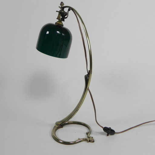 Lampe de bureau Arts And Crafts W.A.S. Benson, années 1920