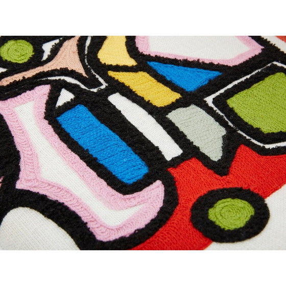 Image 1 of Banc vintage en métal et tissu par Giancarlo Piretti pour Anonima Castelli, Italie 1970