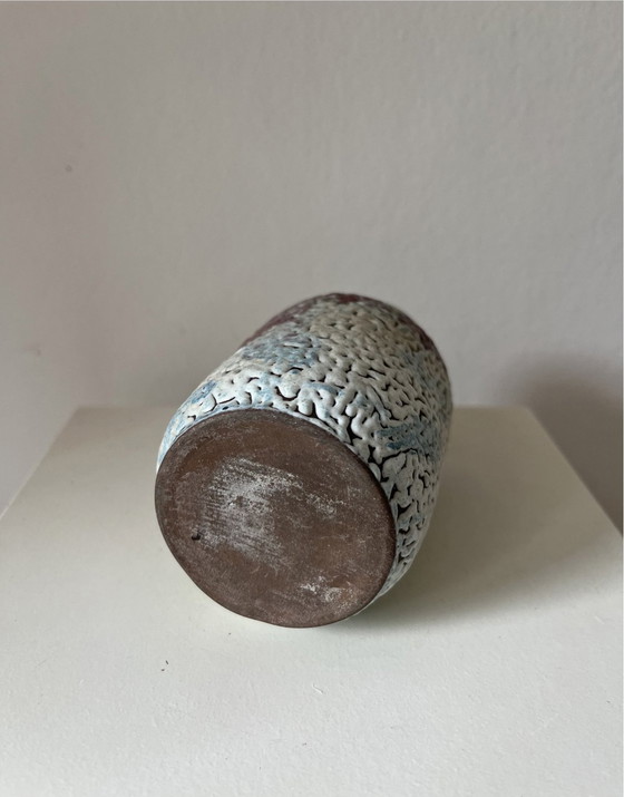 Image 1 of Vase Fatlava Vintage Dutch, Rosé, Handmade, 50/60Th, Art Pottery, Collectable