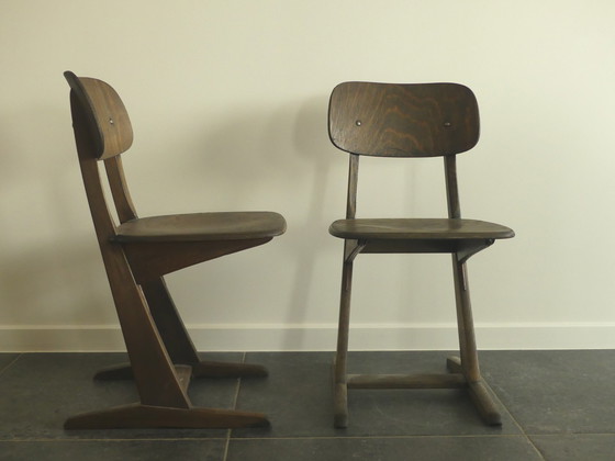 Image 1 of 2x Carl Sasse - Chaises Casala