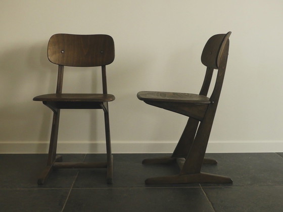 Image 1 of 2x Carl Sasse - Chaises Casala