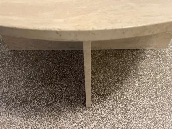 Image 1 of Travertine Round Table