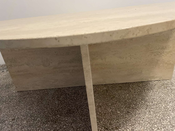 Image 1 of Travertine Round Table