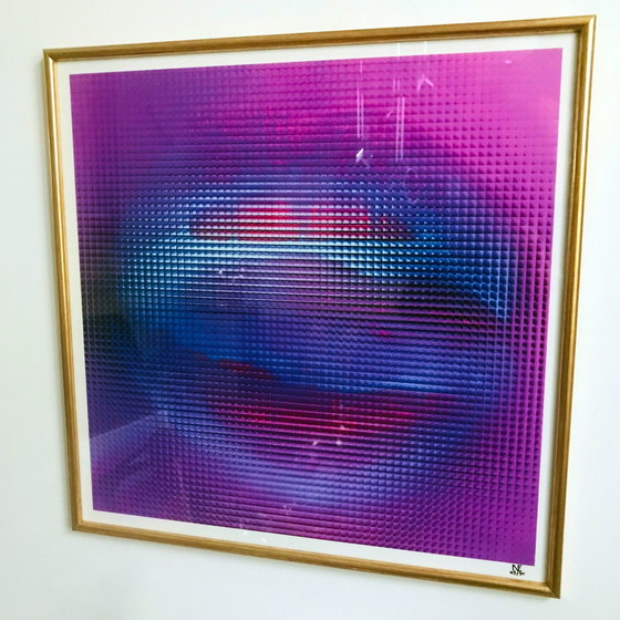 Image 1 of Purple Lazer Lips • Numericeric • Photographie • Pop Art • 2020
