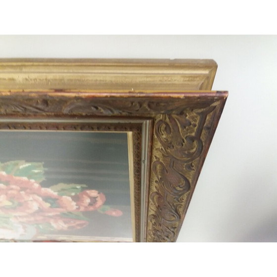 Image 1 of Tapisserie d'encadrement vintage, Tchécoslovaquie 1950