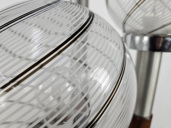 Image 1 of Lampadaire en verre de Murano à trois points lumineux Mid Century 70S