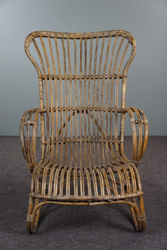 Image 1 of  Fauteuil Belse 8 à haut dossier, design hollandais, 1950