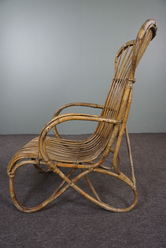 Image 1 of  Fauteuil Belse 8 à haut dossier, design hollandais, 1950