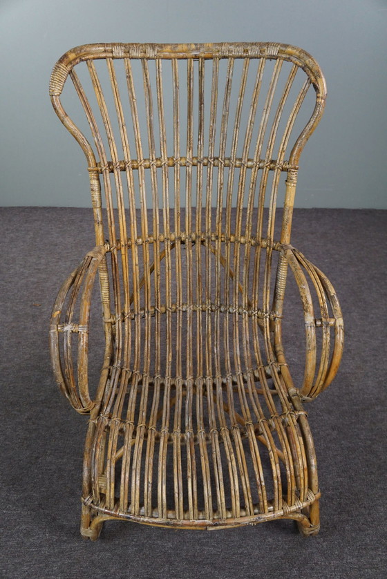 Image 1 of  Fauteuil Belse 8 à haut dossier, design hollandais, 1950