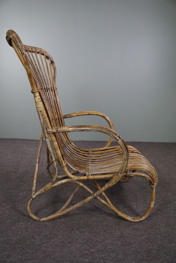 Image 1 of  Fauteuil Belse 8 à haut dossier, design hollandais, 1950