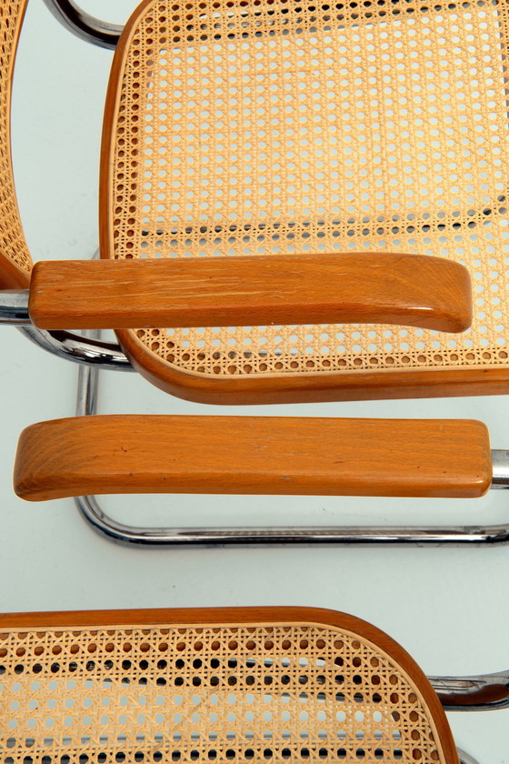 Image 1 of Ensemble de 4 - Modèle S64 - Thonet - Marcel Breuer