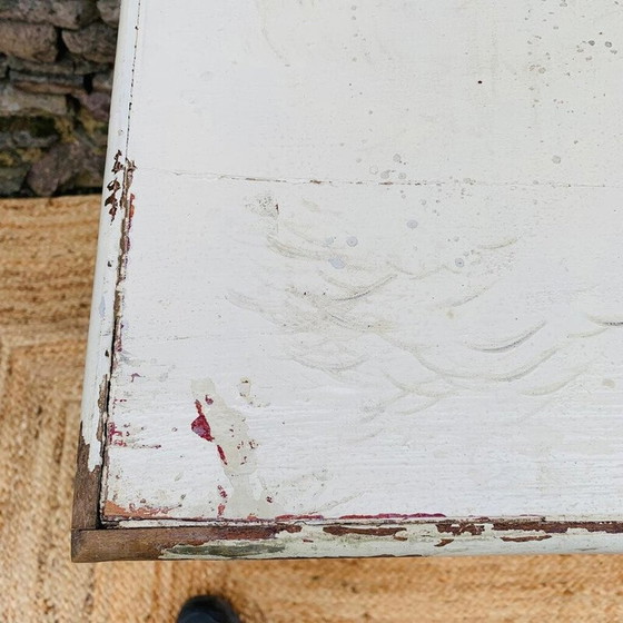 Image 1 of Commode vintage crème