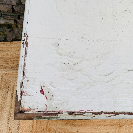 Image 1 of Commode vintage crème