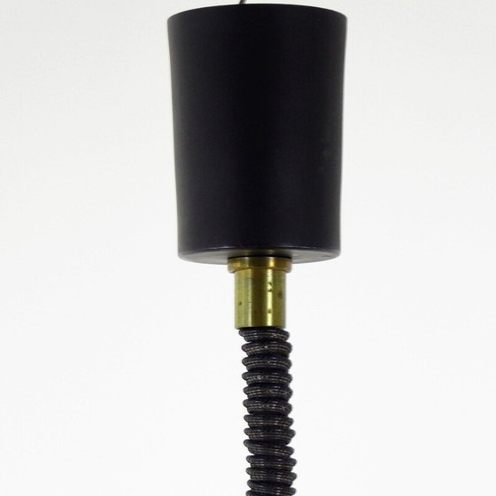 Image 1 of Plafonnier bicolore "Bowl" de Delmas - années 1960