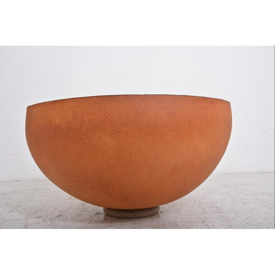 Image 1 of Table basse vintage en céramique et verre par Pierre et Fabienne Bouillon, 1999