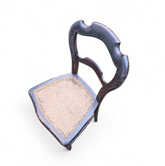 Image 1 of Chaises Napoléon III 19ème siècle

Hauteur 90
Largeur 42
Profondeur 42
Hauteur du siège 47 cm