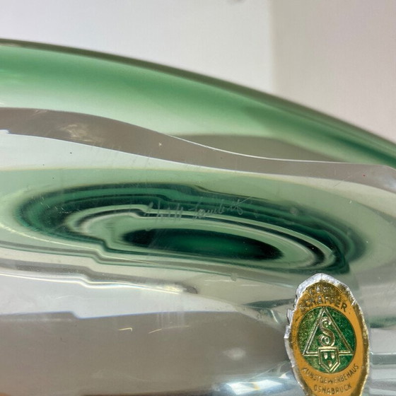 Image 1 of Centre de table en cristal vintage par Val Saint Lambert, Belgique 1970