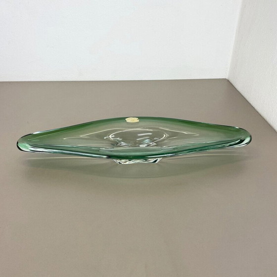 Image 1 of Centre de table en cristal vintage par Val Saint Lambert, Belgique 1970
