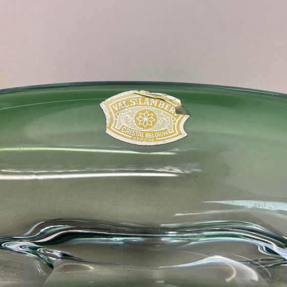 Image 1 of Centre de table en cristal vintage par Val Saint Lambert, Belgique 1970
