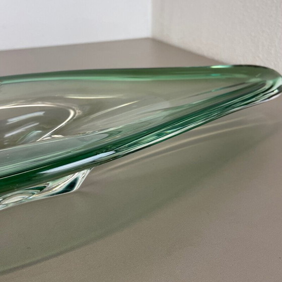 Image 1 of Centre de table en cristal vintage par Val Saint Lambert, Belgique 1970