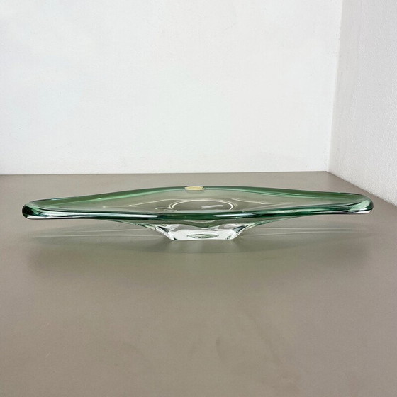 Image 1 of Centre de table en cristal vintage par Val Saint Lambert, Belgique 1970