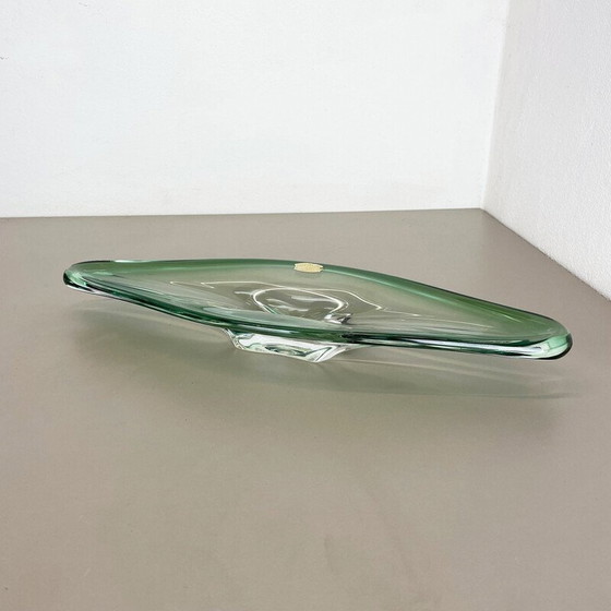 Image 1 of Centre de table en cristal vintage par Val Saint Lambert, Belgique 1970