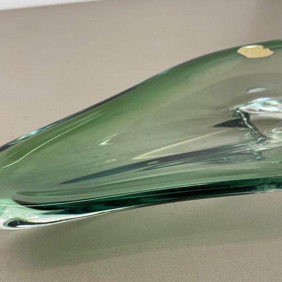 Image 1 of Centre de table en cristal vintage par Val Saint Lambert, Belgique 1970