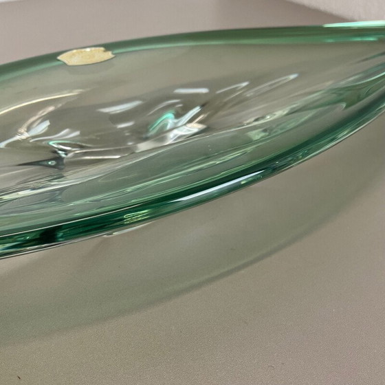 Image 1 of Centre de table en cristal vintage par Val Saint Lambert, Belgique 1970