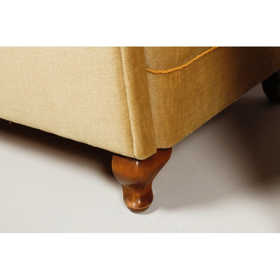 Image 1 of Paire de fauteuils en velours Art déco, années 1940