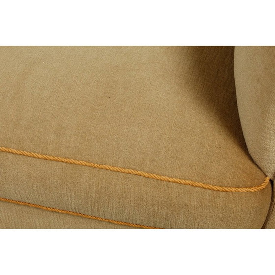 Image 1 of Paire de fauteuils en velours Art déco, années 1940