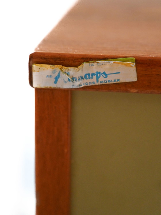 Image 1 of Classeur vintage avec portes à lamelles