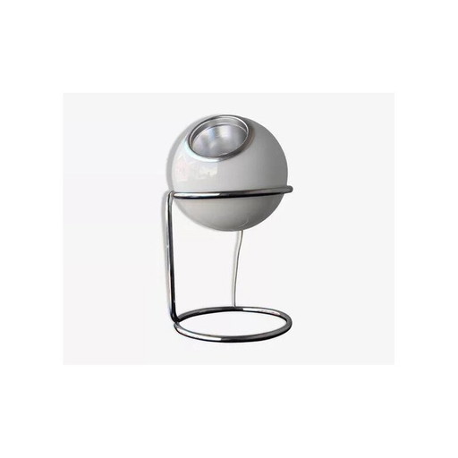 Lampe vintage Eye Ball en opaline, Italie 1970