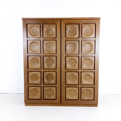 Vintage Gerhard Bartels Brutalist Highboard