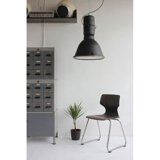 Image 1 of Lampes suspendues industrielles vintage par Elgo, Pologne 1990