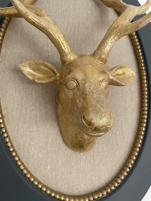 Œuvre d'art 3D tête de cerf