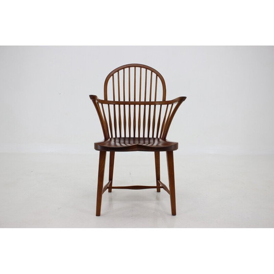 Image 1 of Chaise vintage "Ch 18a" en bois de chêne par Fritz Henningsen, Danemark 1940