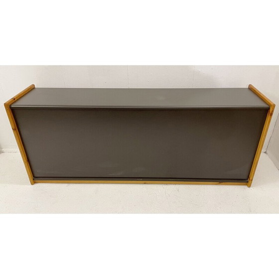 Image 1 of Buffet bas en bois du milieu du siècle, Italie 1970