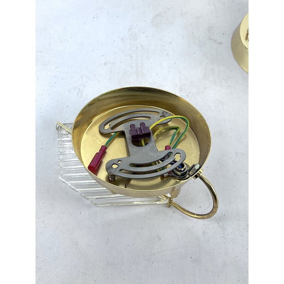 Image 1 of Ensemble de 3 lampes murales vintage en métal pour Zero Quattro, 1960