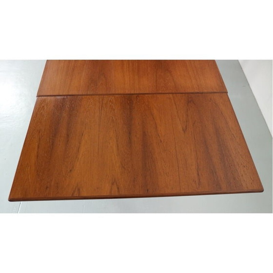 Image 1 of Table de salle à manger extensible en teck danoise du Mid Century, années 1960