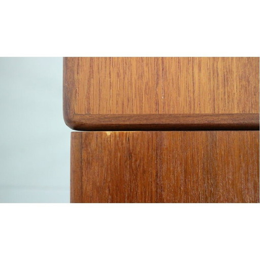 Table de salle à manger extensible en teck danoise du Mid Century, années 1960