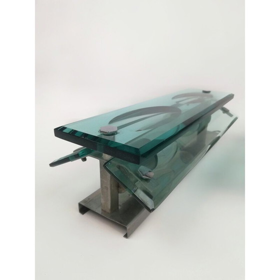 Image 1 of Paire d'appliques en verre du milieu du siècle, Italie 1960-1970