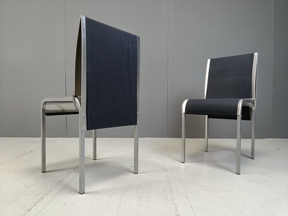 Image 1 of Chaises de salle à manger postmodernes belges, 1990S