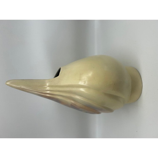 Vase vintage en faïence en forme de goutte pour Bb, 1970